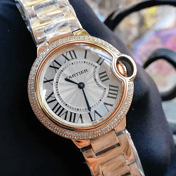 CARTIER Ballon Bleu Medium 18kt Rose Gold Watch Item No. WE9005Z3