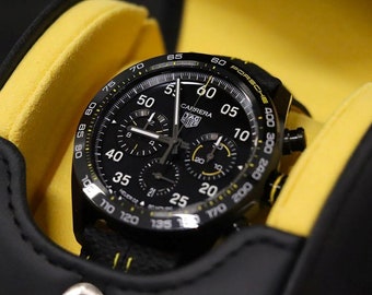 TAG HEUER Carrera X Porsche Chronograph Automatic Black Dial Men's Watch Item No. CBN2A1H.FC6512