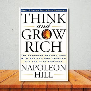Think and Grow Rich eBook by Napoleon Hill | Wealth Mindset & Success Guide | Digital Download Book, eBook for success in life