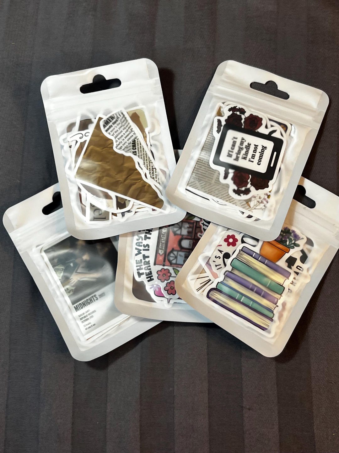 Shipped Sticker Shipped With a Book Sticker Pack - Etsy