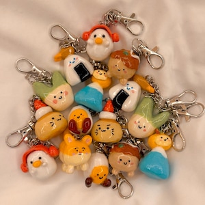 Clay Keychain | Handmade Clay | cute keychain | jellycat keychain | Japanese clay | cute figurine | miniature | clay art | polymer clay