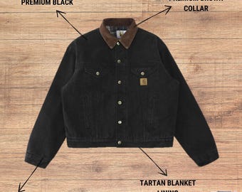 Premium Black Vintage WIP J10 Jacket Carhart