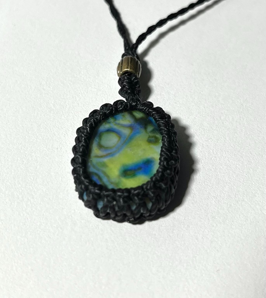 shell necklace マクラメネックレス Macrame Shell Necklace - Etsy