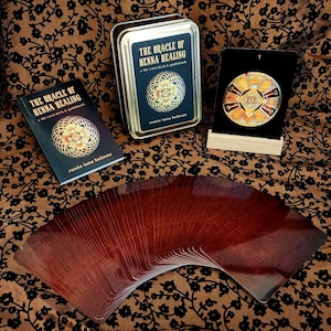Mazzo di carte Mandala Indie di guarigione dell'Oracolo dell'henné