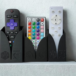 Remote Control Holder – Modern & Minimalistic Design, Organize your devices, and find them even in the dark