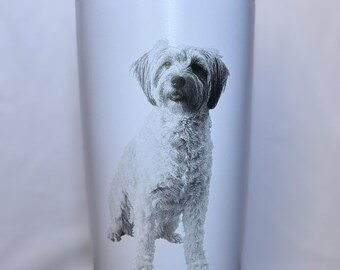 Benutzerdefiniertes Foto oder Logo Laser gravierte Becher | 20 Unzen Edelstahl personalisierte Geschenk