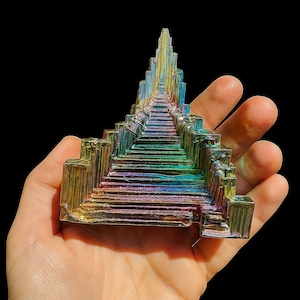 Rainbow Bismuth Crystal