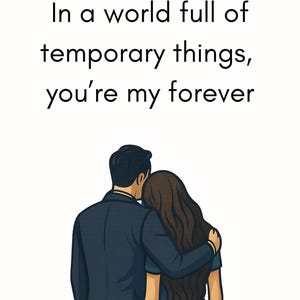 Tarjeta de aniversario imprimible para él, para ella, para esposo, para esposa, cartas para mi futura esposa, carta de amor virtual, 5x7, descarga digital instantánea
