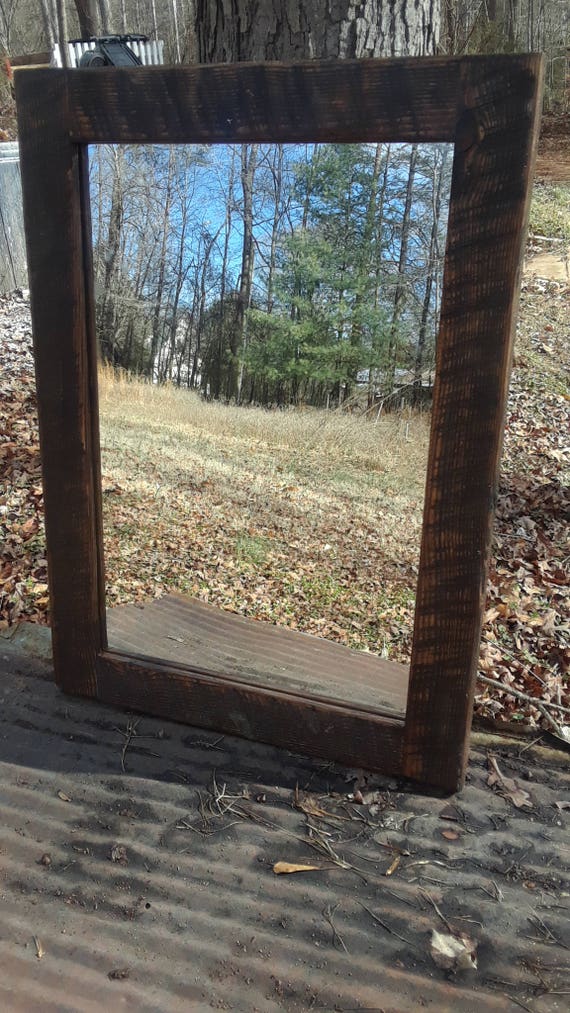 Reclaimed Wood Framed Mirror Mirrors Reclaimed Wood Framed Mirror Mirrors