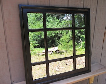farmhouse mirror .   bathroom mirror