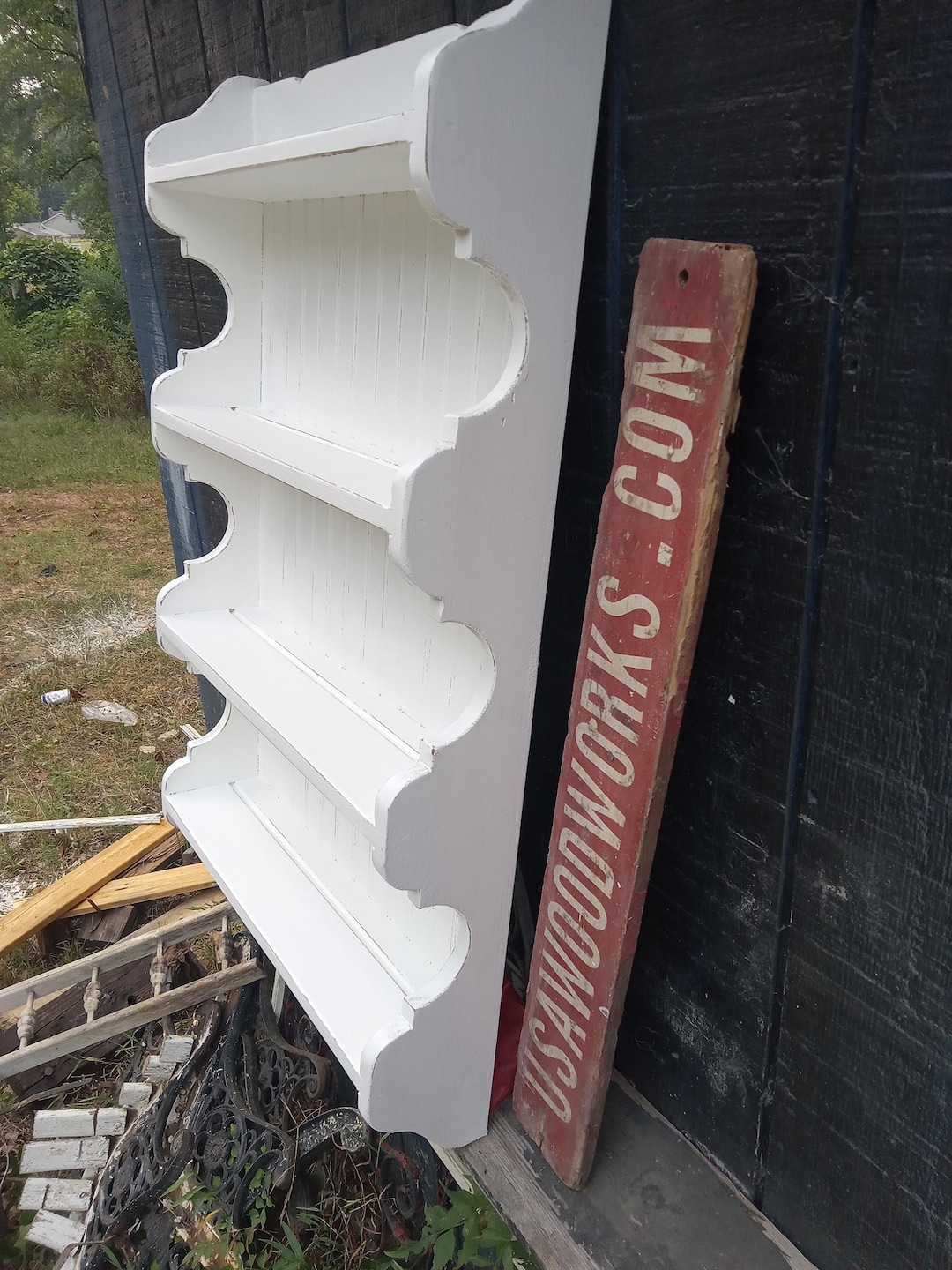 Pottery Plate Rack Pottery Plate Rack , 40 Inch Tall , Dish Wall Shelf,. 20 , 22 , 24, 26 ...