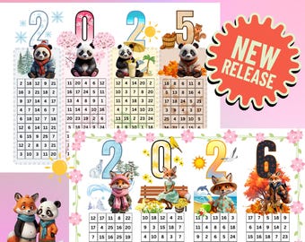 2025 and 2026 Cute Savings Challenge