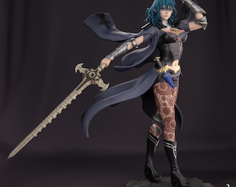Byleth  | Fire Emblem - Three Houses 6 and 11 Inch Option | Painted or DIY Unpainted