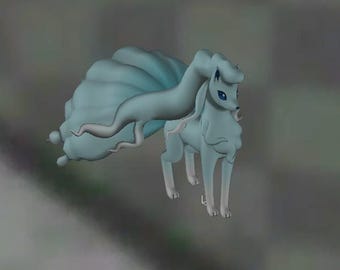 Alolan Ninetales Figurine | Fully Colored and Multiple Sizes | Made In USA