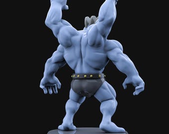 Machamp Figurine | Fully Colored and Multiple Sizes | Made in USA