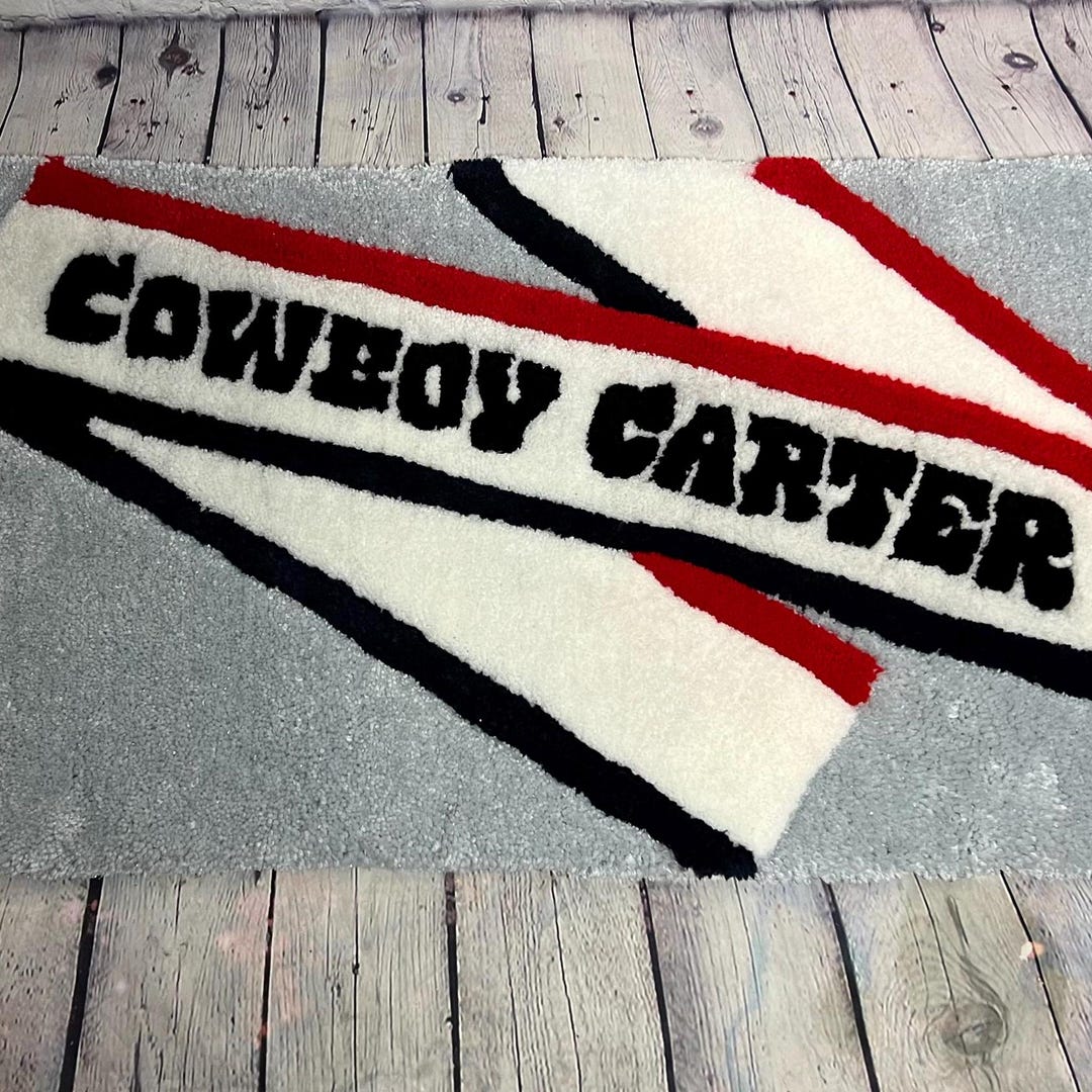 Pbk Carter Rug Handmade Cowboy Carter Tufted Rug - Etsy