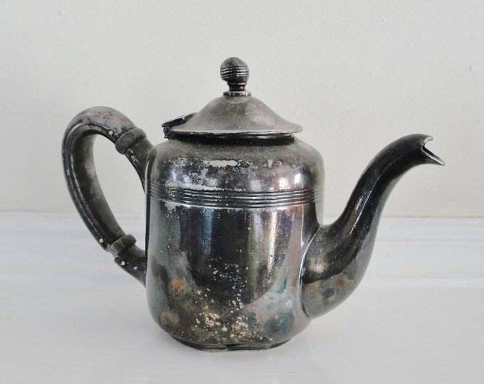 Vintage Reed and Barton Silver Soldered Parker House Teapot 1946 Etsy
