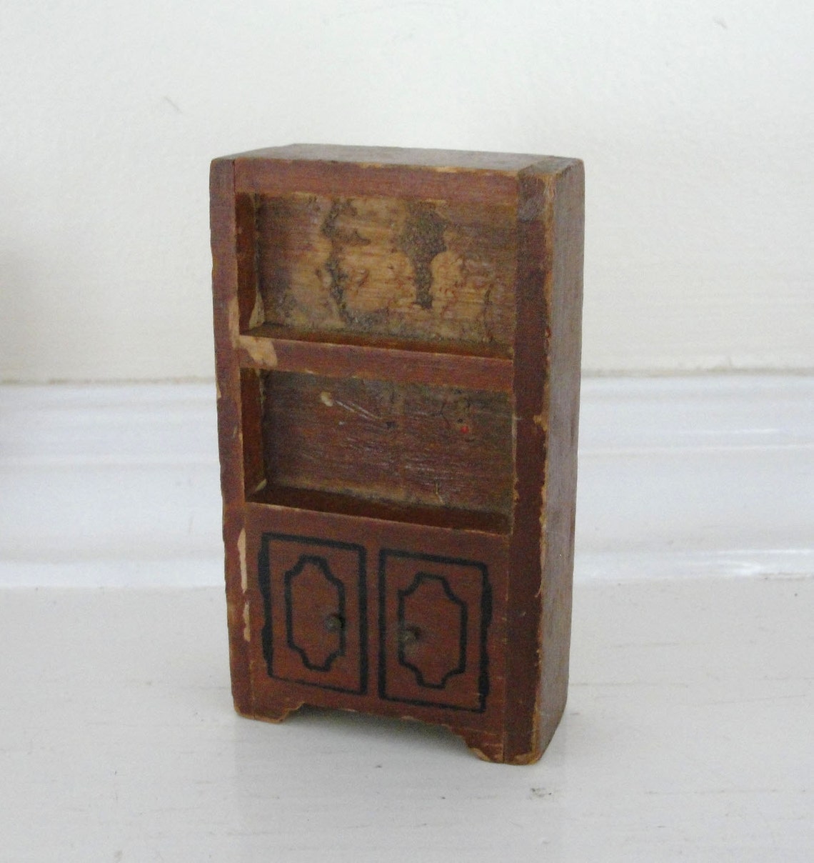 Vintage Wooden Doll House Furniture Vintage Doll House Chair Etsy