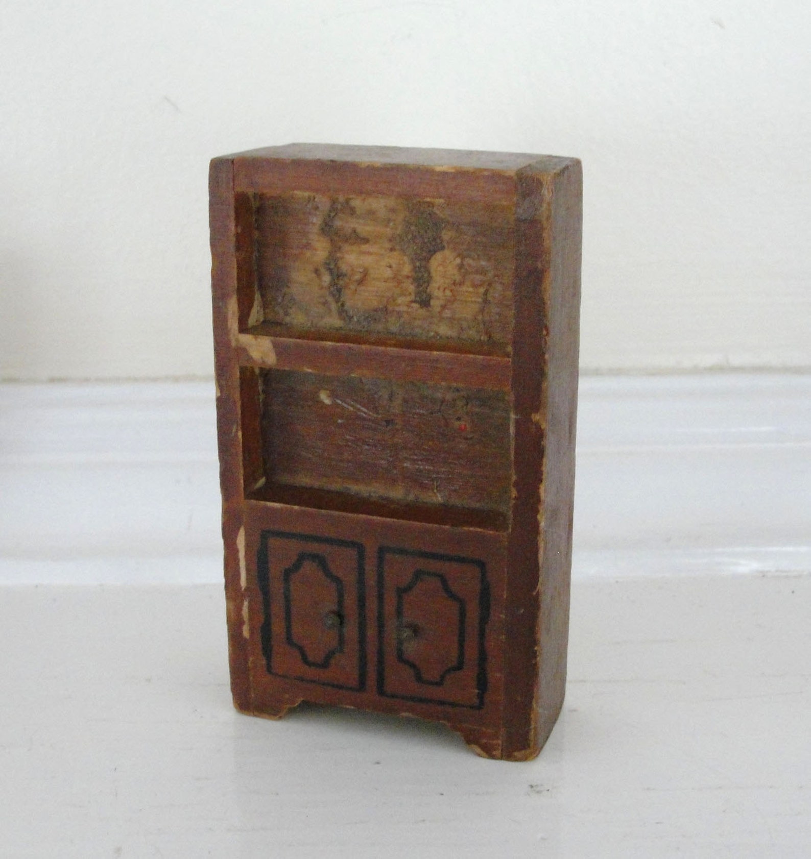 Vintage Wooden Doll House Furniture Vintage Doll House Chair Etsy