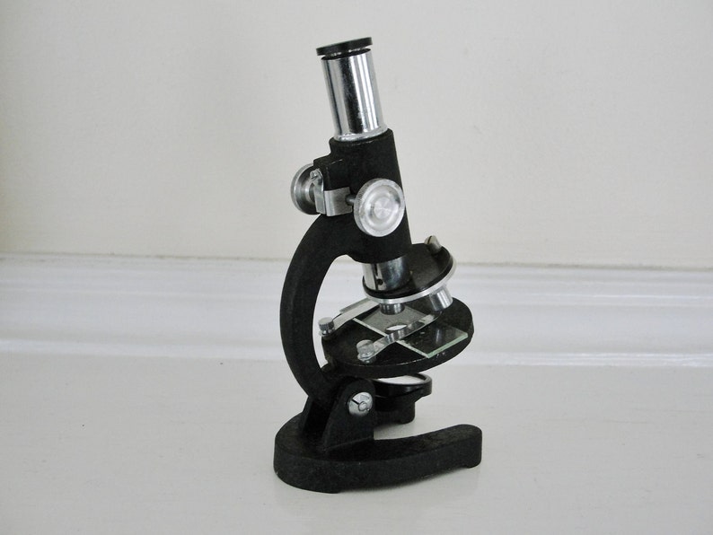 Vintage Miniature Children's Microscope Harper Etsy