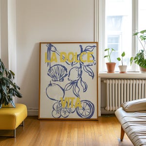 Minimalist Kitchen Food Print: Stylish Home Decor (Digital Download)