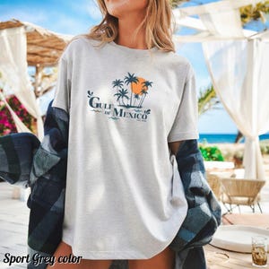 Gulf of Mexico Unisex Tee - Coastal Vibes T-Shirt, Beach Lover Graphic Top, Ocean Inspired Shirt, Vacation Apparel, Summer Beachwear