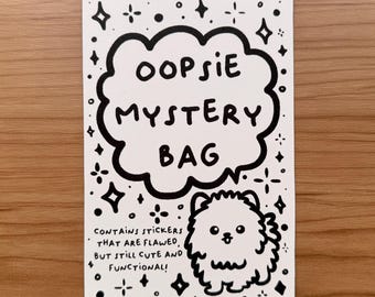 OOPSIE Mystery Bags! - Bevat 5 stickeritems!