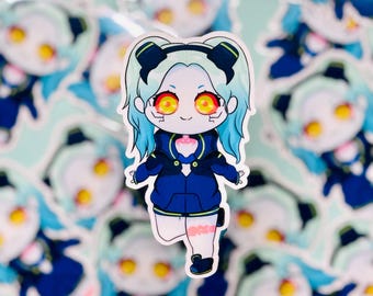 Chibi Rebecca - Cyberpunk Edgerunners (die cut) Sticker