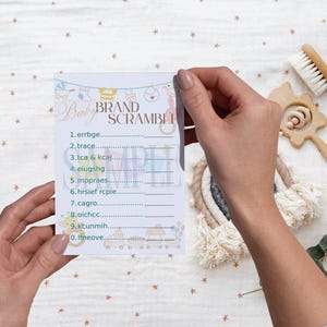 Printable Baby Shower Games Bundle - Fun Gender Neutral Activities - Guess Price - Cute Baby Shower - Instant Download PDF - With Answer Key