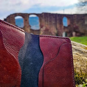 Luxus Leder Bifold Brieftasche | Handgefertigte Brieftasche aus Vollleder | Schlanke Geldbörse für Bargeld und Karten | Geschenk für Ihn