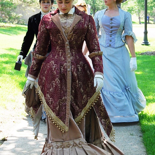 Victorian Gown Steampunk Walking Dress Stunning 1880's - Etsy