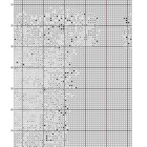 May include: A cross-stitch pattern chart with a grid background. The chart features a design of a Christmas tree. The text "Christmas H" is at the top. The copyright notice "&copy;2025 DreamsDecorGoods" is at the bottom, along with "3/14".
