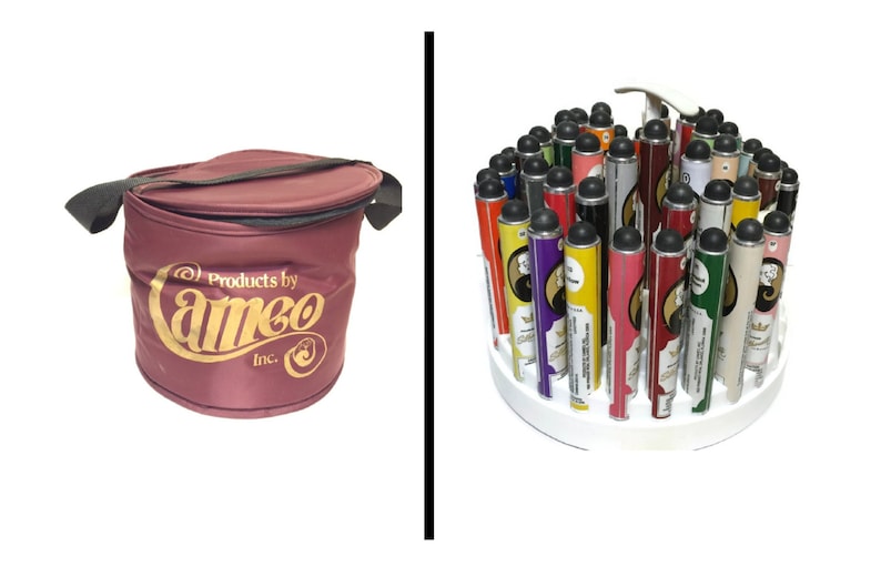 Vintage Cameo Liquid Embroidery Paints with Caddy & Tote DIY Etsy