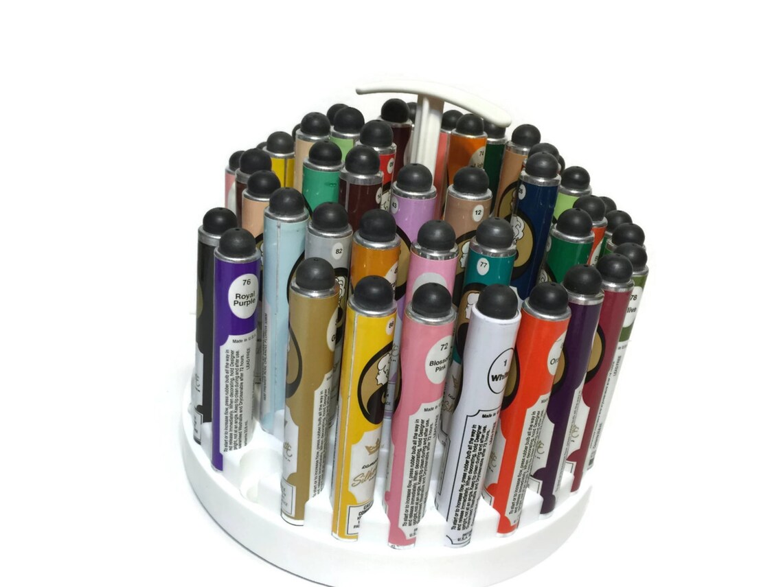 Vintage Cameo Liquid Embroidery Paints with Caddy & Tote DIY Etsy