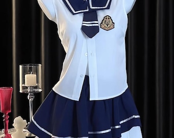 Sailor-Style Lingerie Set - Cosplay Outfit