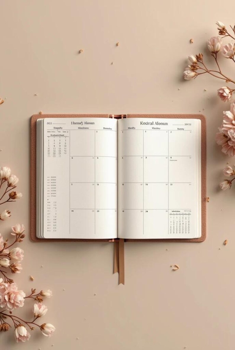2025 Printable Dated Planner PDF | Monthly Weekly Daily Organizer ...