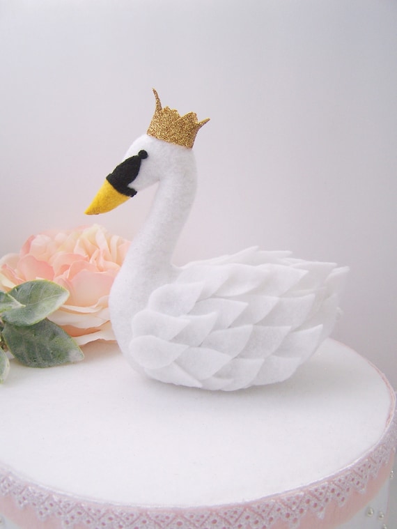 Topper De Gateau De Cygne Partie De Cygne Lac De Cygne Etsy