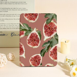 Fig Illustration Kindle Case For Kindle Paperwhite 12th 7&quot;, Paperwhite 1/2/3/4,Kindle 11th 12th Gen, Kindle Colorsoft Case,For Bookish Gifts
