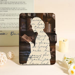 Reading Silhouette Kindle Case For Kindle Paperwhite 12th 7&quot;, Paperwhite 1/2/3/4, Kindle 11th Gen, Kindle Colorsoft Case, For Bookish Gifts