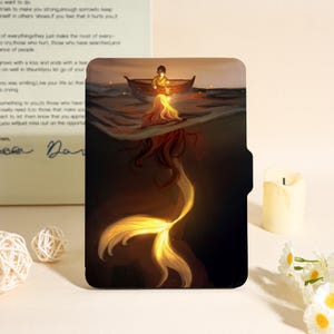 Enchanted Mermaid Kindle Case For Kindle Paperwhite 12th 7&quot;,Paperwhite 1/2/3/4,Kindle 11th 12th Gen, Kindle Colorsoft Case,For Bookish Gifts