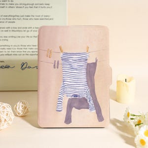 Cute Laundry Artwork Kindle Case For Kindle Paperwhite 12th 7&quot;,Paperwhite 1/2/3/4, Kindle 11th 12th Gen, Kindle Colorsoft Case,Bookish Gifts