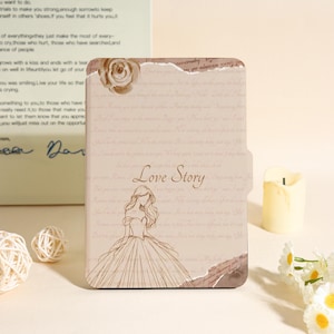 Romantic Love Story Cover Kindle Case For Kindle Paperwhite 12th 7&quot;,Paperwhite 1/2/3/4, Kindle 11th Gen, Kindle Colorsoft Case,Bookish Gifts