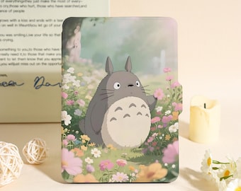 My Neighbor Totoro Themed Kindle Case For Kindle Paperwhite 12th 7",Paperwhite 1/2/3/4,Kindle 11th 12th Gen,Unique Kobo Case,Bookish Gifts