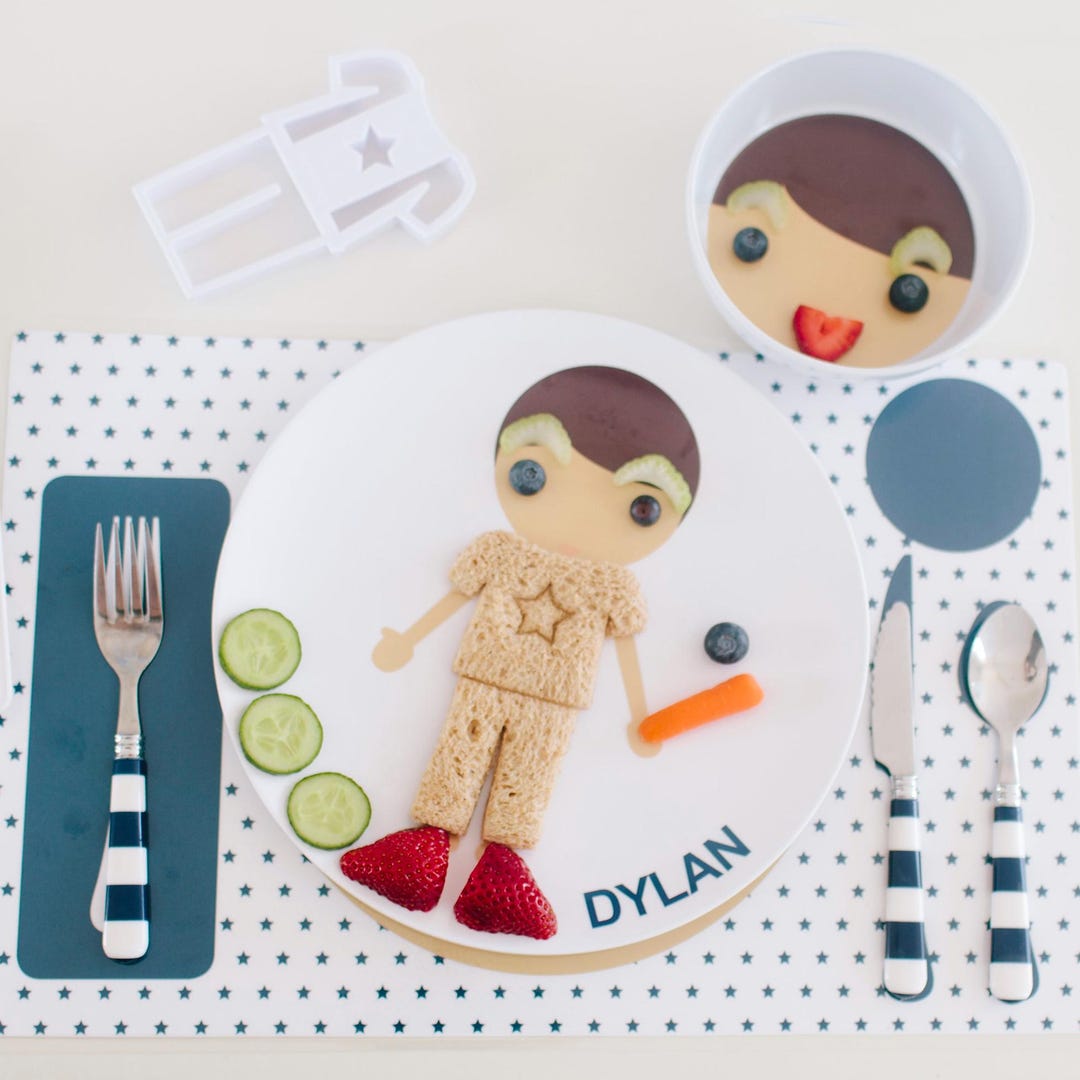 Personalized Boy Plate: Melamine Dress-up Plate - Birthday Gift - Etsy