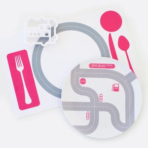 Personalized Dylbug Drivers Vehicles Plate - Personalized Kids Plate - Personalized Plate - Melamine Plate for Kids - Vehicles - Trucks