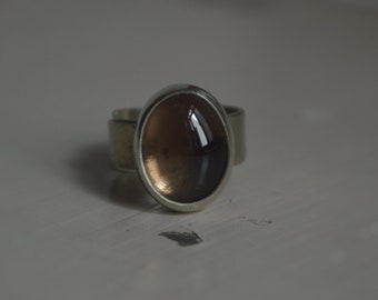 Smoky quartz ring * Ready to ship