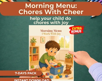 Kids Chore Chart Bible Printable, Christian Chore Routine for Kids, Faith Responsibility Chart