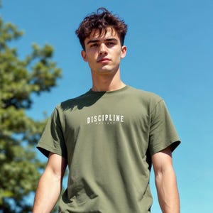 Discipline Matters - Unisex Soft Thick Shirt | Breathable Affirmation Tee | Motivation & Inspirational | Grit Clothing