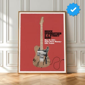 Original 1987 Bruce Springsteen Advert/poster, Rare Vintage