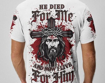 He Died For Me Men's All Over Print Shirt - Yhln2103254